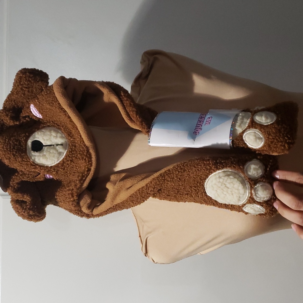 Brown Bear Plush Hat for Kids
